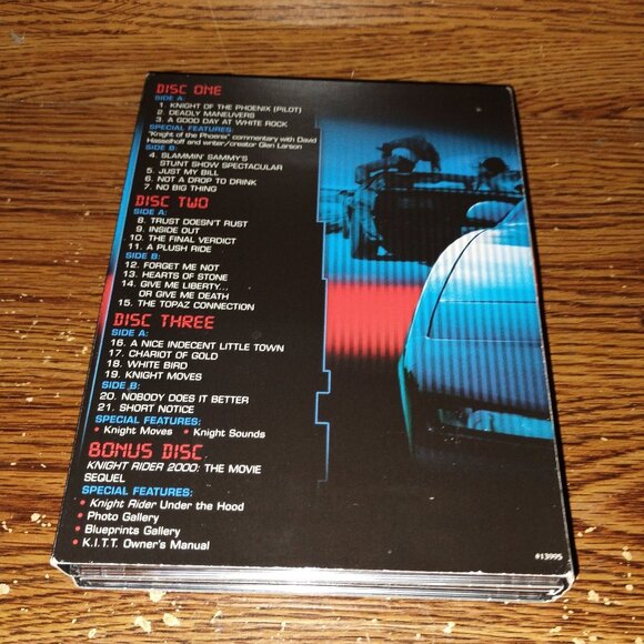 Knight Rider - Complete First Season (DVD, 2005, 4-Disc Set) - Picture 9 of 9